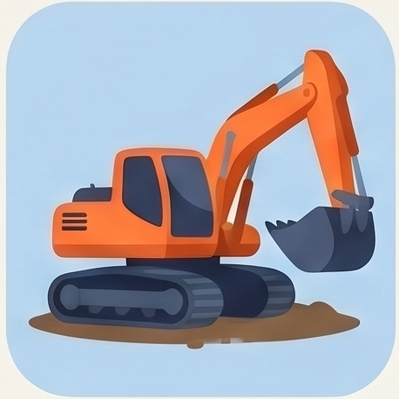 Heavy 20-tonne hydraulic crawler excavator