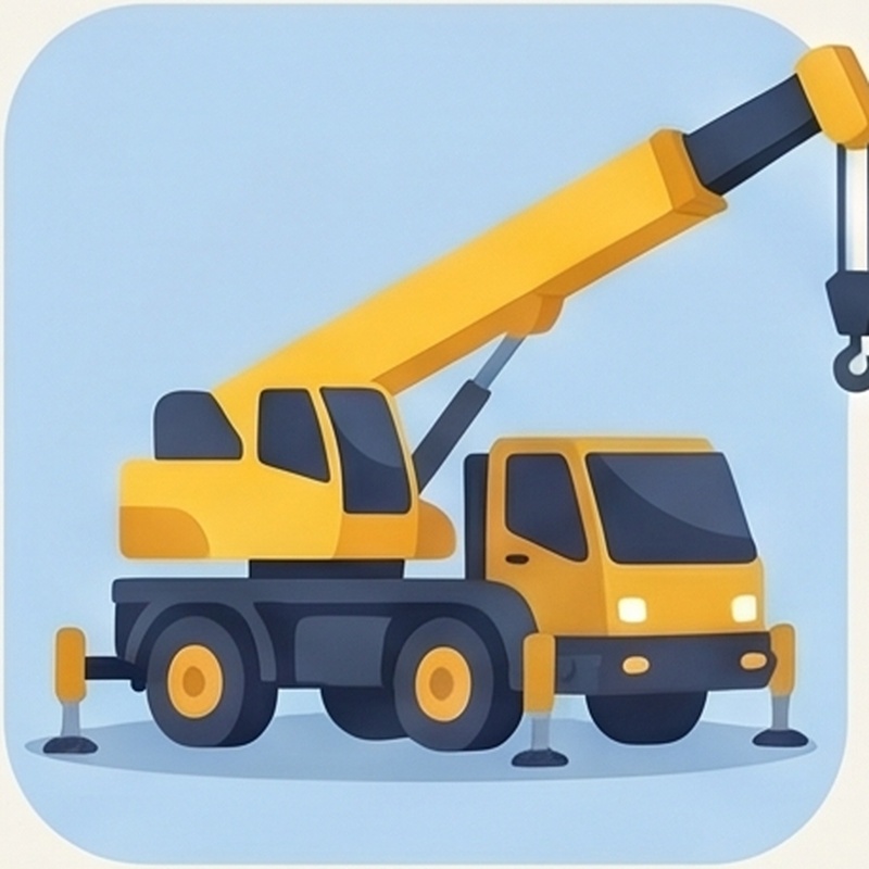 50-tonne heavy rough-terrain all-wheel mobile crane
